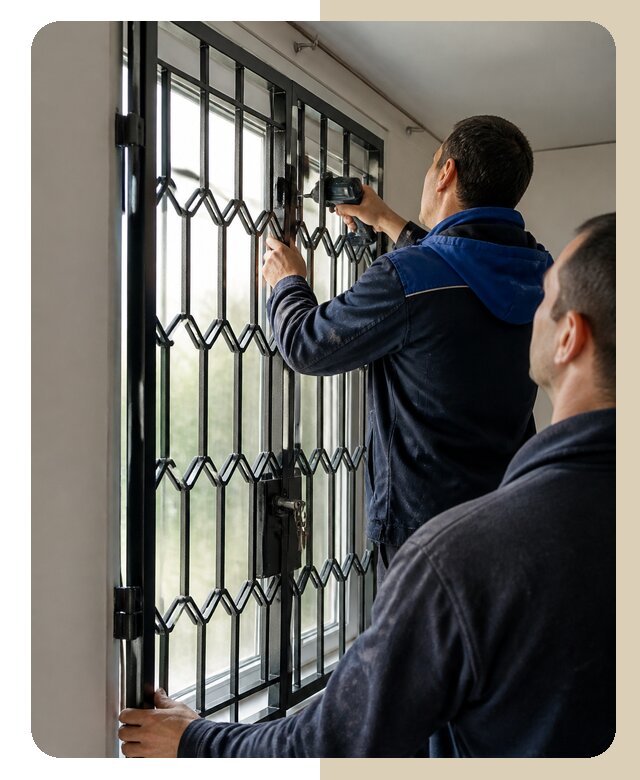 Установка распашных решеток в Сосновом Боре цена от 6603 р. | ДвериЛегко-Снб